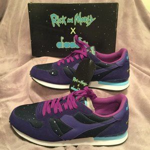 Rick and Morty Diadora shoes